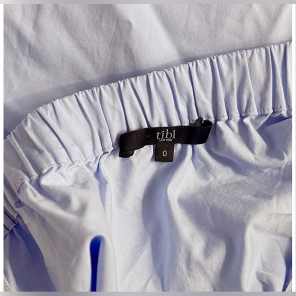 BNWOT Tibi Off-the-Shoulder Cotton Poplin Tunic - Picture 4 of 8